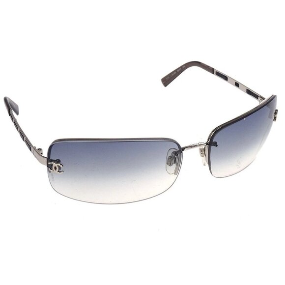 Chanel Sunglasses Eyewear Black Small Good - Picture 1 of 8